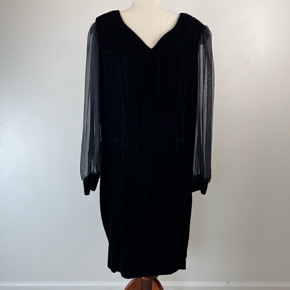 Vintage Vue Midi Dress Size 20 EUC